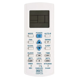 Controle universal para ar condicionado MXT 1 Controle universal para ar-condicionado MXT